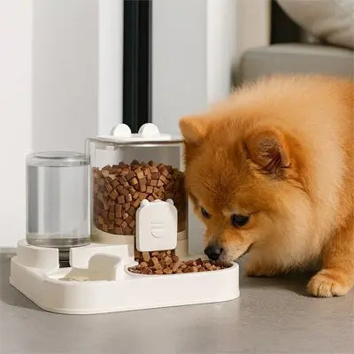 Distributeur croquette Chien double