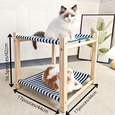 HAMAC CHAT | Double Royaume Animalier