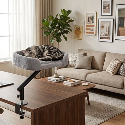 Hamac chat ergonoique