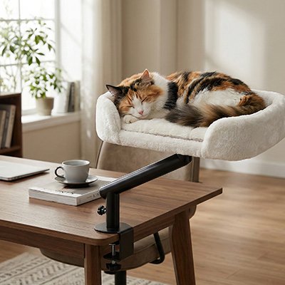 Hamac chat vue paronamique