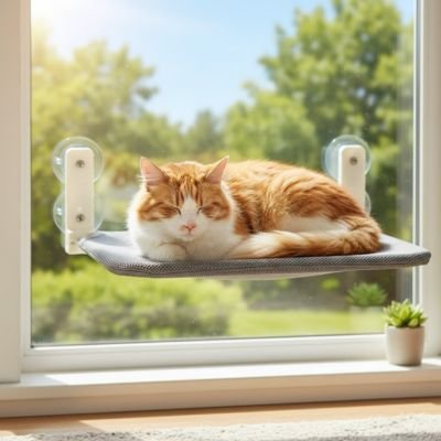 Hamac pour chat fenetre plate-forme