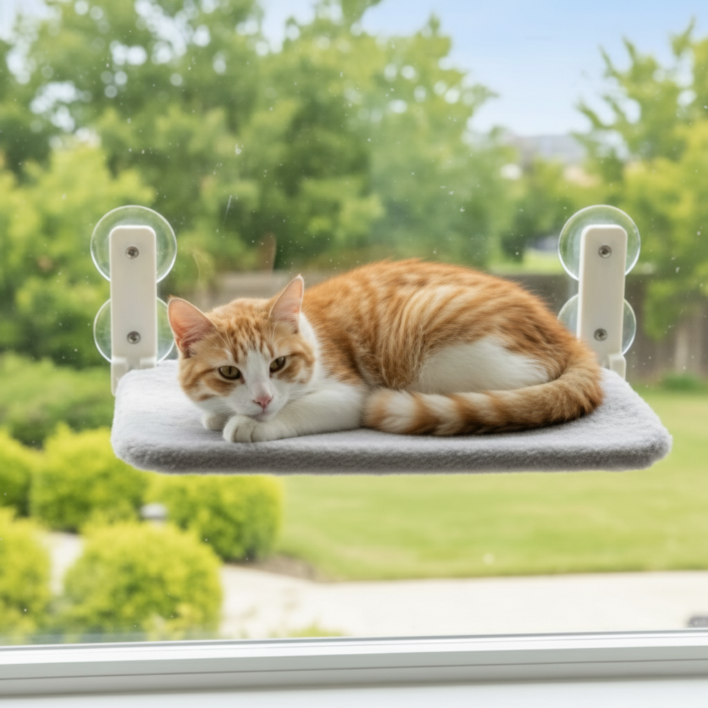 Hamac pour chat fenetre pliant