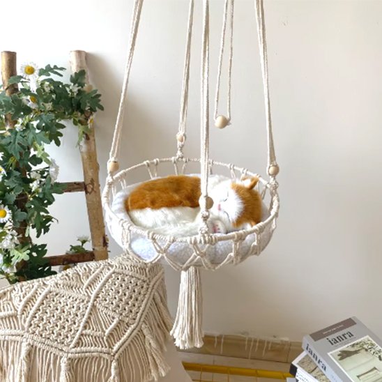 Hamac pour chat panier suspendu