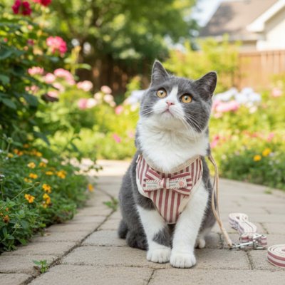 Harnais et laisse pour chat confort absolu