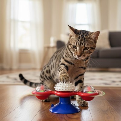 Jeux pour chat toupie
