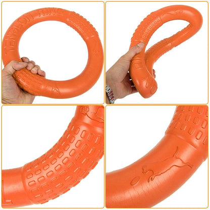 Jouet chien anneau flottant flexible