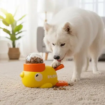 Jouet distributeur de croquettes chien