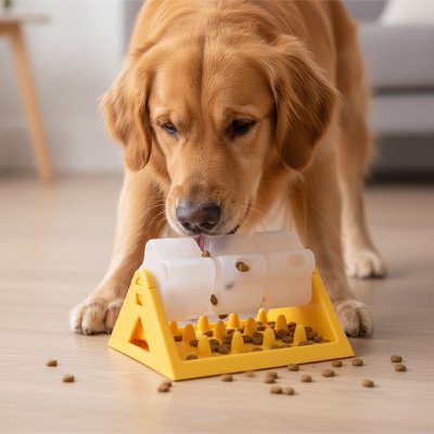 Jouet pour chien interactif protèege la santé digestive