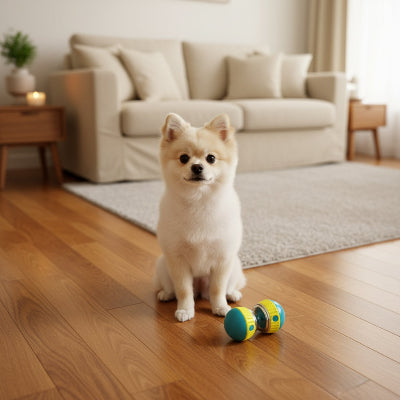 Jouets interactifs pour chien boule roulante