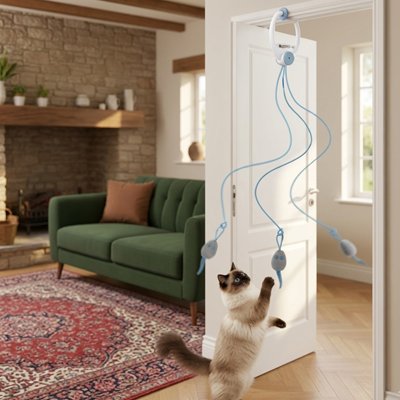 Jouets interactifs pour chat