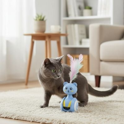 Jouets interactifs pour chats réveille l'instinct du chasseur