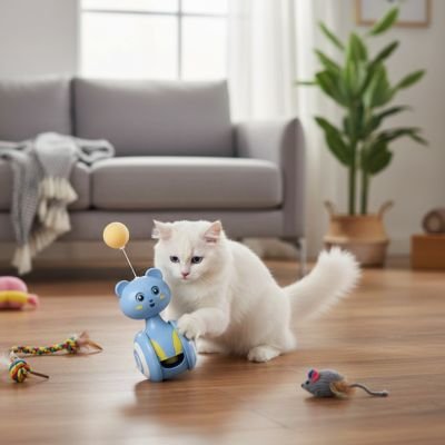 Jouets interactifs pour chats souris