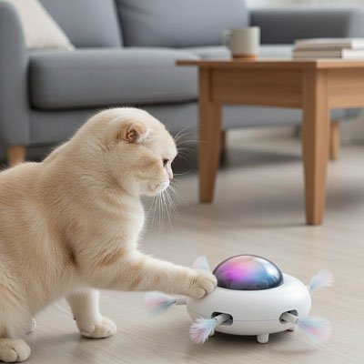 Jouets pour chat interactifs