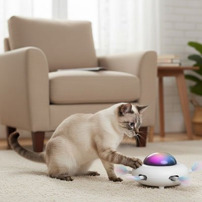 Jouets pour chat stimulent l'instinct de chaseur
