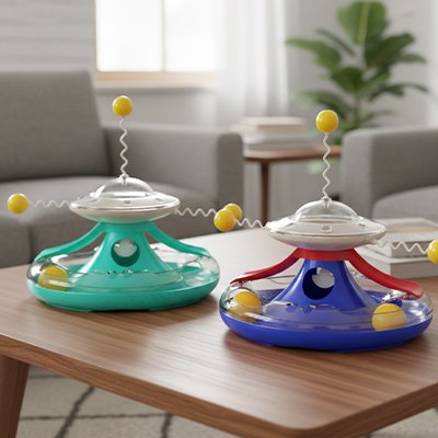 Jouets pour Chats circuit double niveau