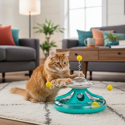 Jouets pour Chats soucoupe interactive