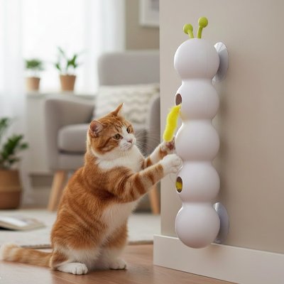 Jouets pour les chats à ventouses