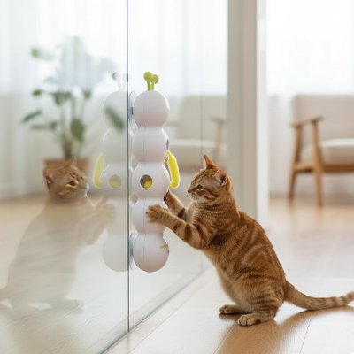 Jouets pour les chats interactifs