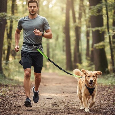 Laisse pour chien elastique extensible