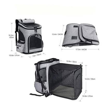 SAC A DOS CHAT | Confort Transparent Royaume Animalier