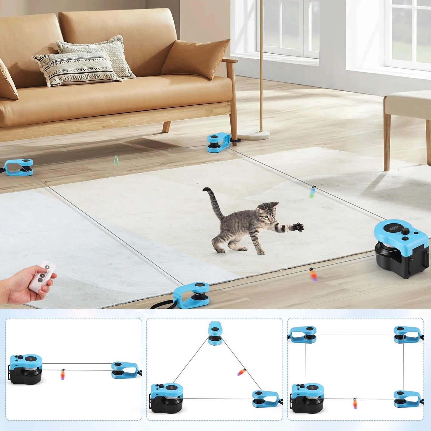 JOUET INTERACTIF POUR CHAT | CatArena™ Royaume Animalier