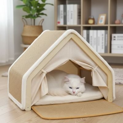 Maison pour chat intimité réconfortante