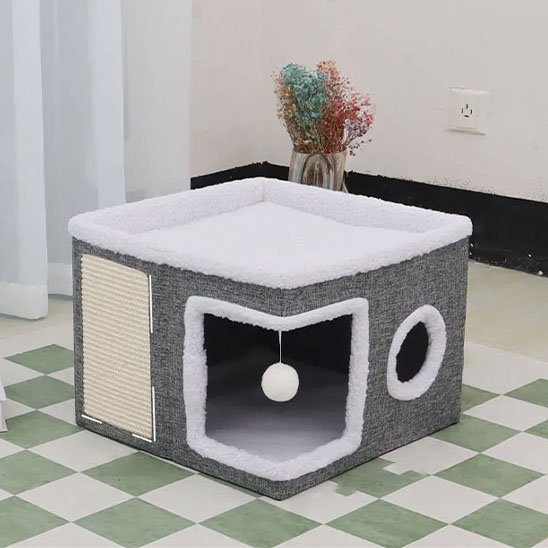 Maison pour les chats avec sisal