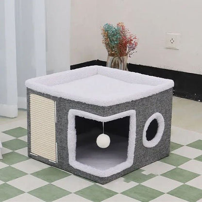 Maison pour les chats avec sisal