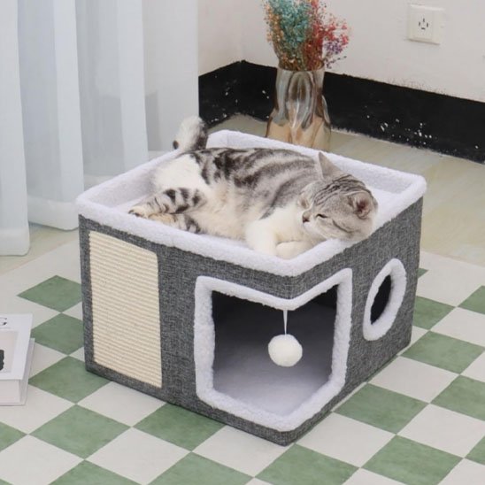 Maison pour les chats moderne