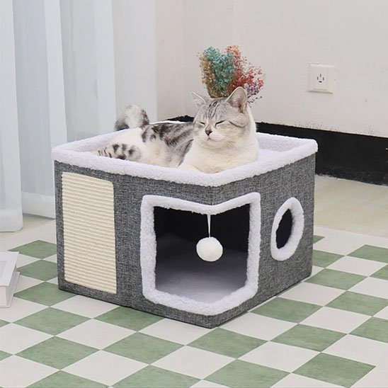 Maison pour les chats multi fonction