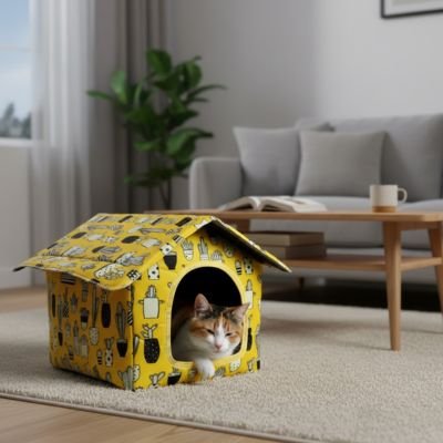 Maisonnettes pour chats décoratives