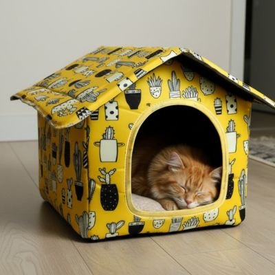 Maisonnettes pour chats refuge douillet