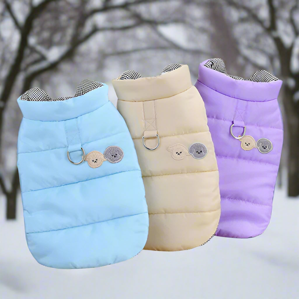 Manteaux hiver chien FloconChic couleurs variées