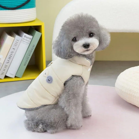 Manteaux hiver chien FloconChic kaki
