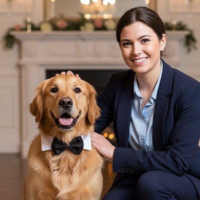 Noeud papillon chien élégance canine