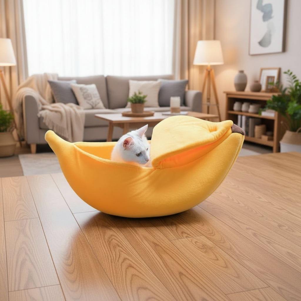 PANIER CHAT ORIGINAL BANANE