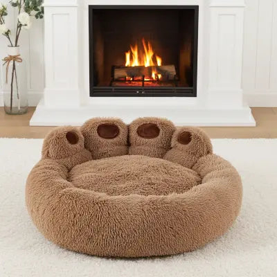 Panier pour grand chien café