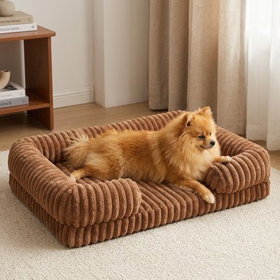 Lit orthopédique grand chien housse imperméable lavable