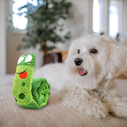 Peluche chien interactif escargot