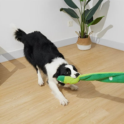 Peluche chien interactif son couinant