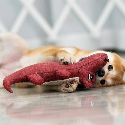 Peluche chiens meulage des dents