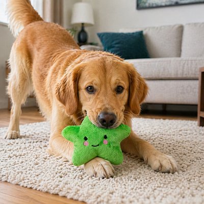 Peluche pour chien résistante - lifestyle