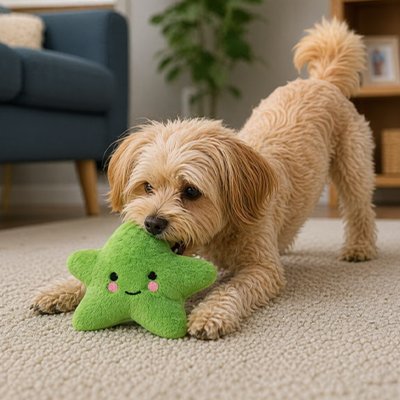Peluche pour chien - Vert
