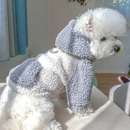 Petit chien porte Pull pour chien petitcâlin gris