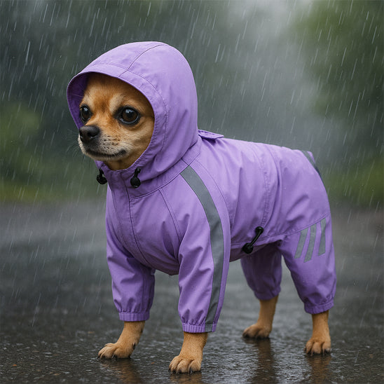 Manteau imperméable pour chien | Réfléchissant