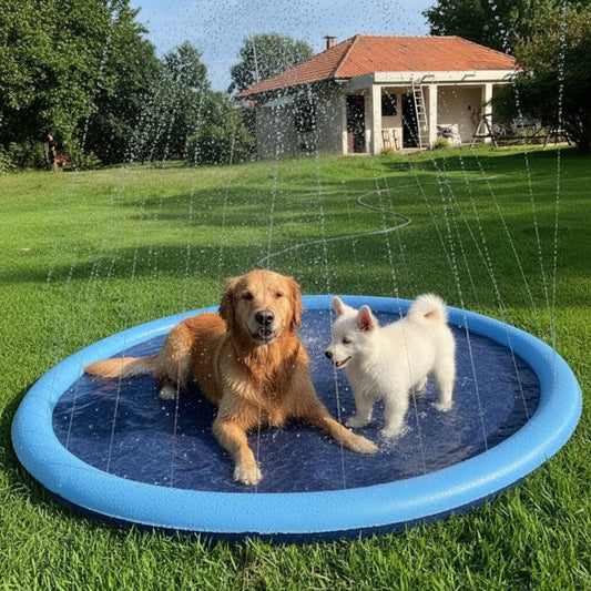 Piscine pour chien tapis de jeux