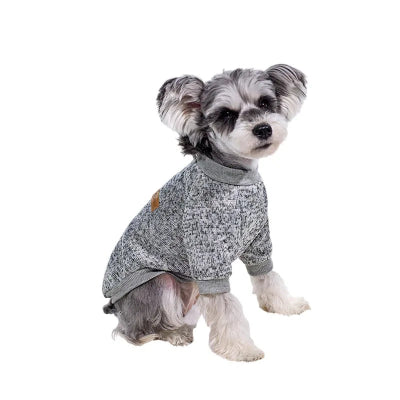 Pull pour chien rose gris