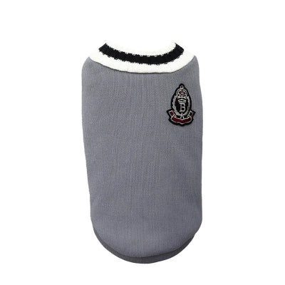 Pull pour petit chien gris