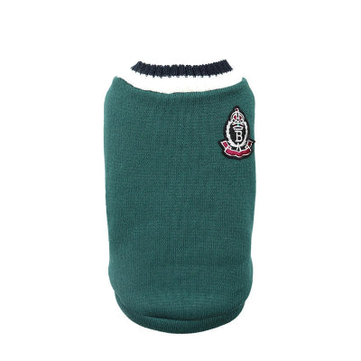 Pull pour petit chien vert