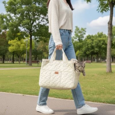 Sac de transport pour chat élégant
